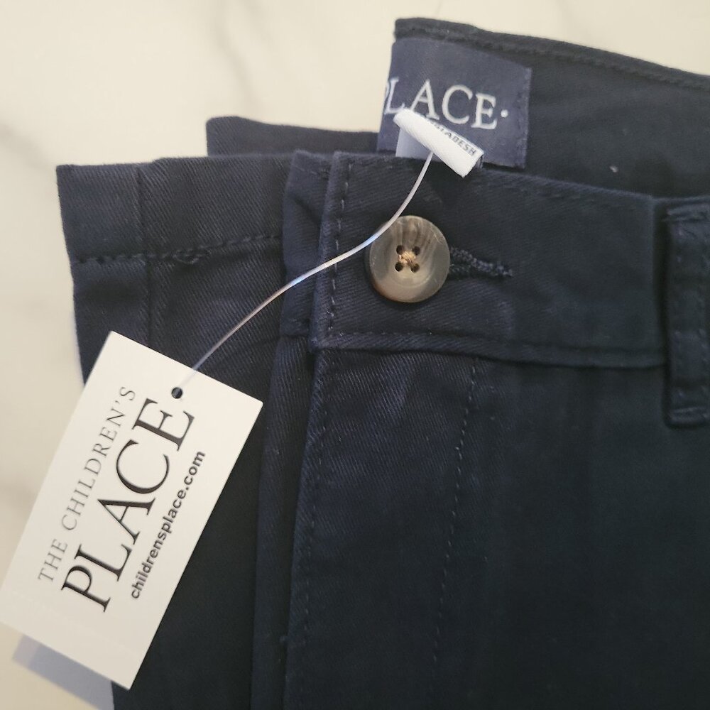 Children's Place Navy Blue boys dress school pants Size 14 Slim. NWT  B2104 - Picture 2 of 5
